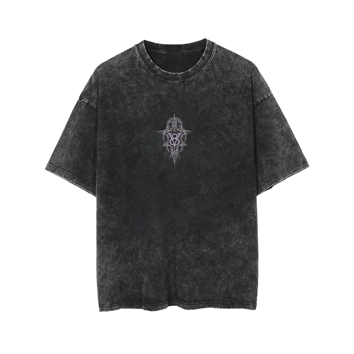 V8 Phantom Pinstripe Speed&Energy Print Men's Washed T-shirt