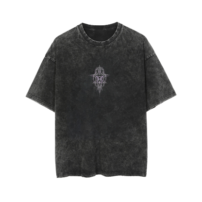 V8 Phantom Pinstripe Speed&Energy Print Men's Washed T-shirt