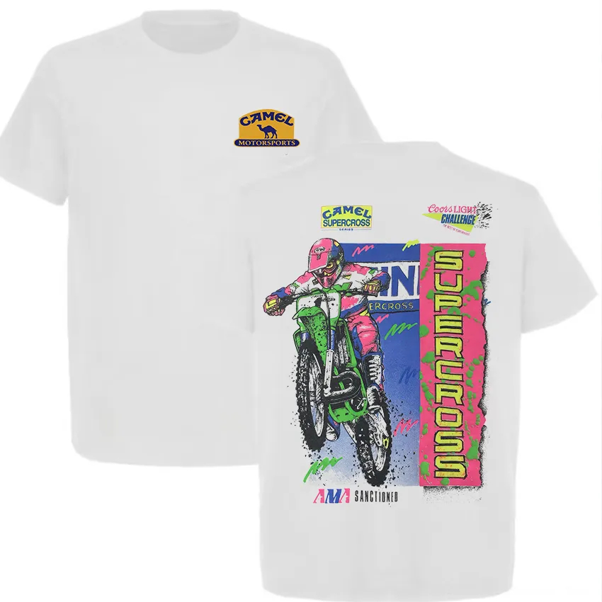 Camel Supercross Printed Men's T-shirt