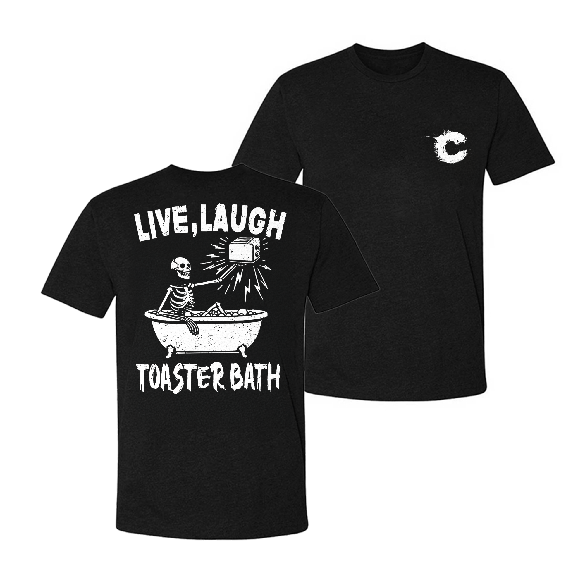 Live Laugh Toaster Bath T-shirt