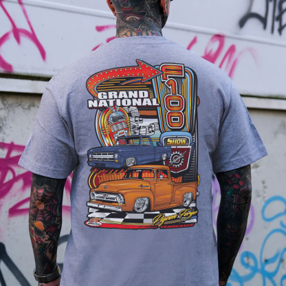 GRAND NATIONAL Classic Car Print Men's T-shirt