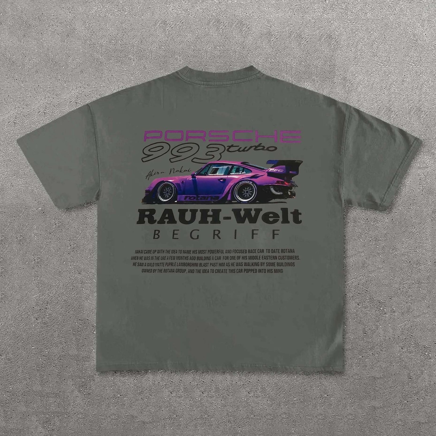 Porsche 993 Turbo Printed Unisex T-Shirt