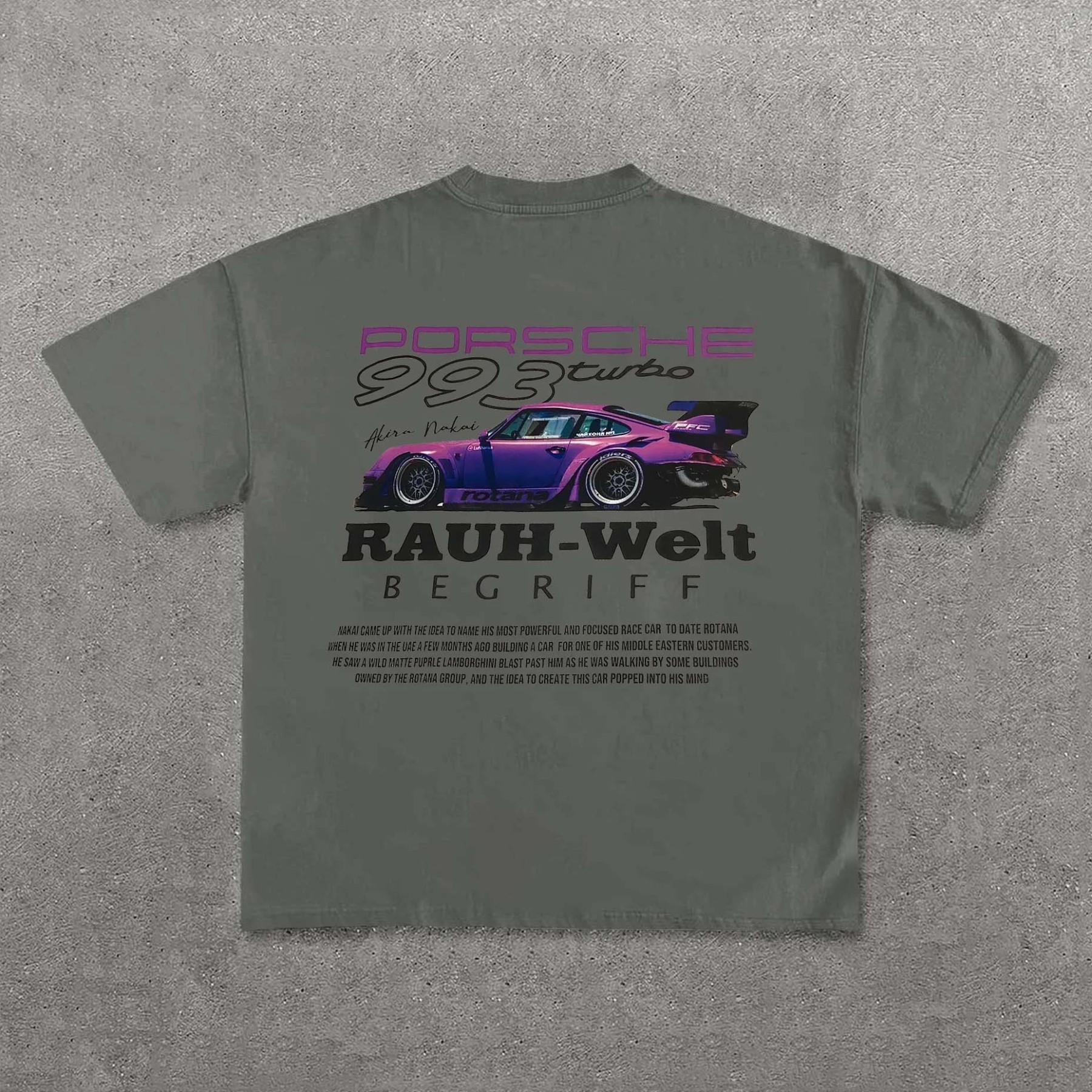 Porsche 993 Turbo Printed Unisex T-Shirt