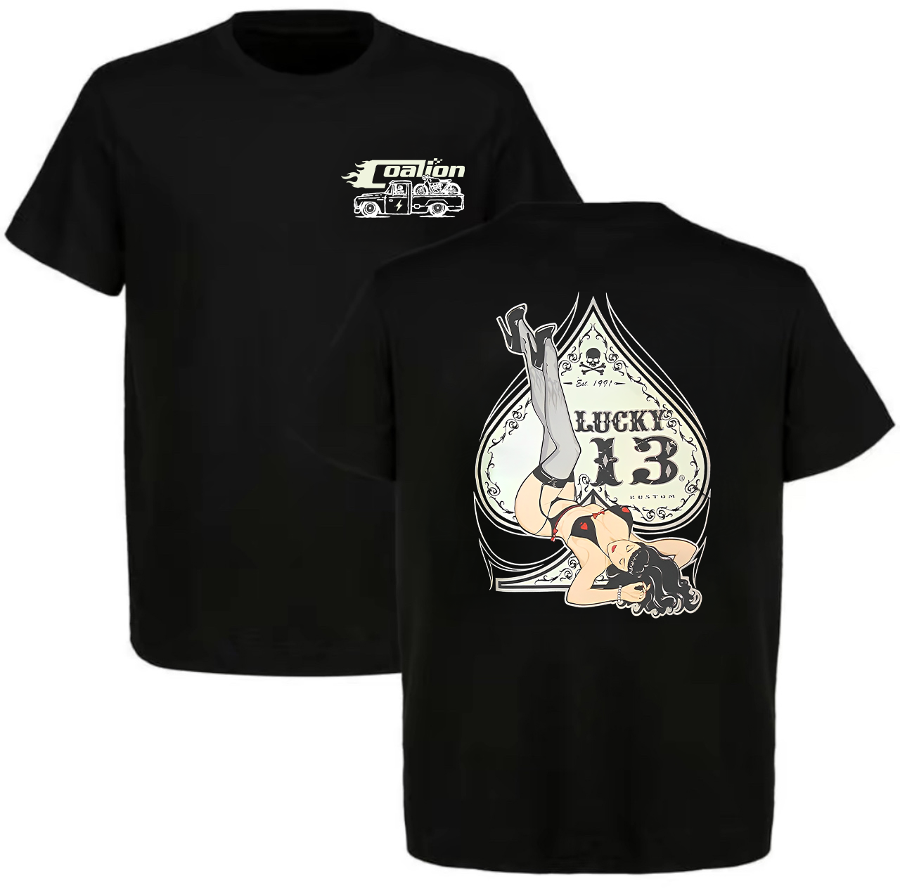 Lucky 13 Printed Men's T-shirt
