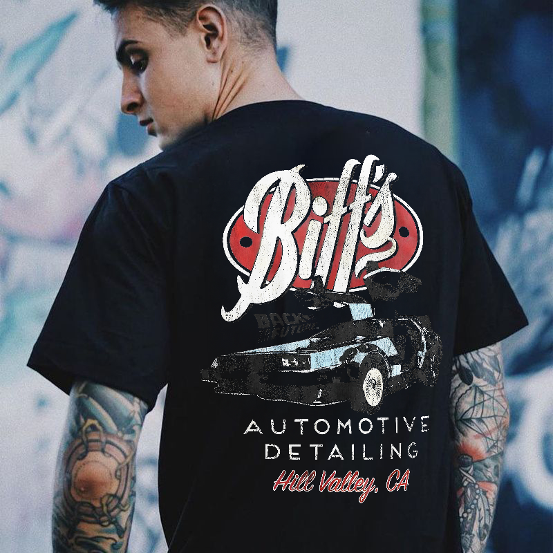 Automotive Detailing Hill Vallage.Ca Printed Men's T-shirt