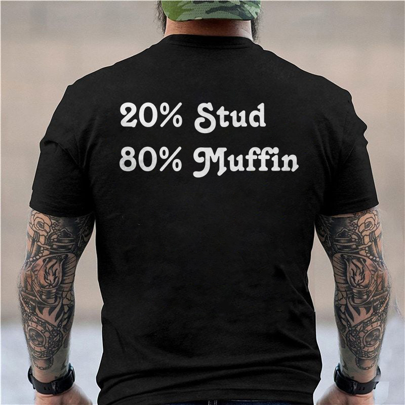 20% Stud 80% Muffin T-shirt