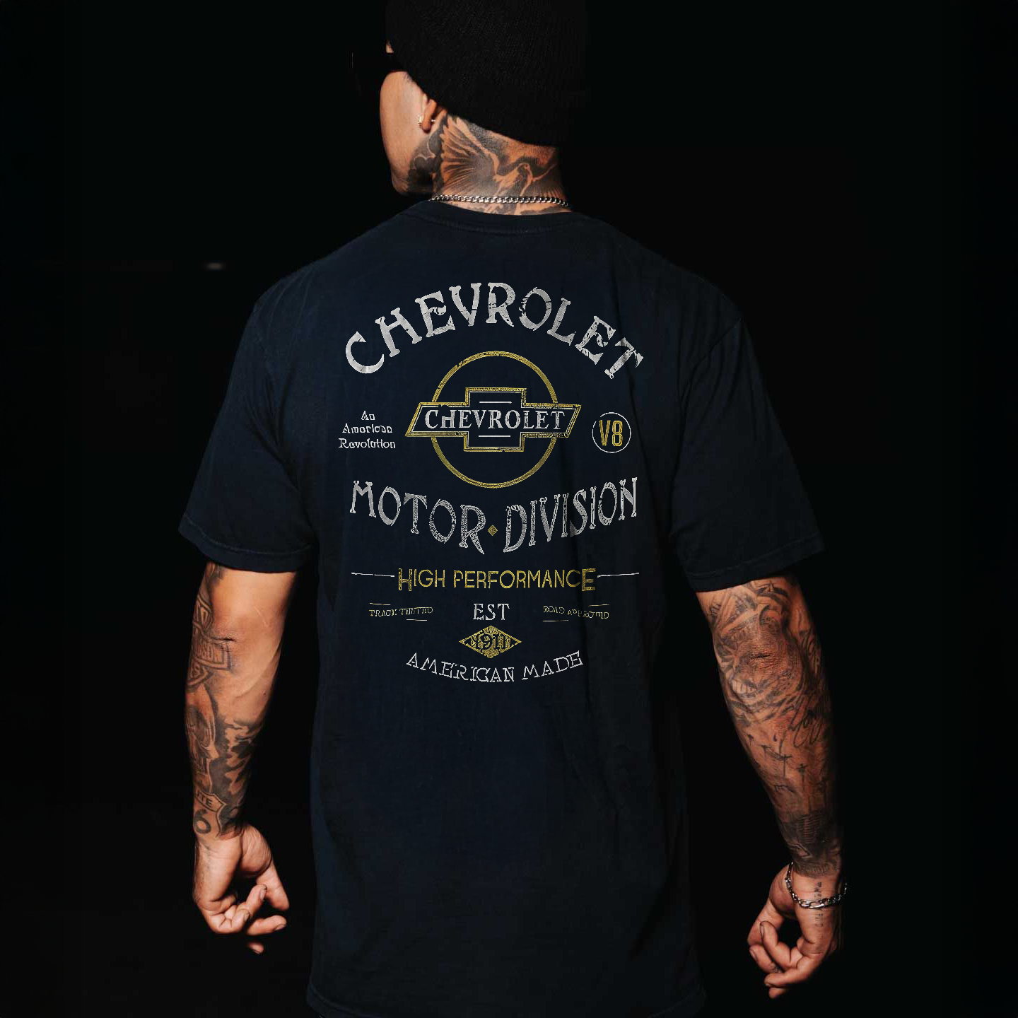 Chevrolet Motor Division Printed Men's T-shirt