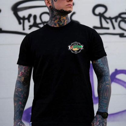 SUPPORT THOSE THAT SUPPORT YOU Snake Graphic Print T-shirt