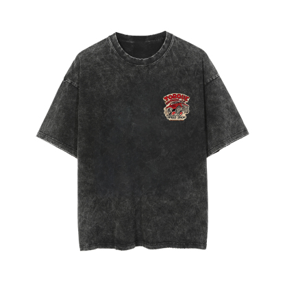 TORQUE BROTHERS SPEED SHOP Classic Car Print Men's Washed T-shirt