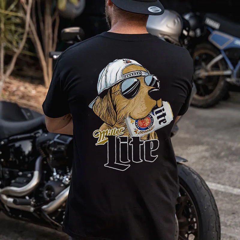 Miller Lite Printed Men's T-shirt