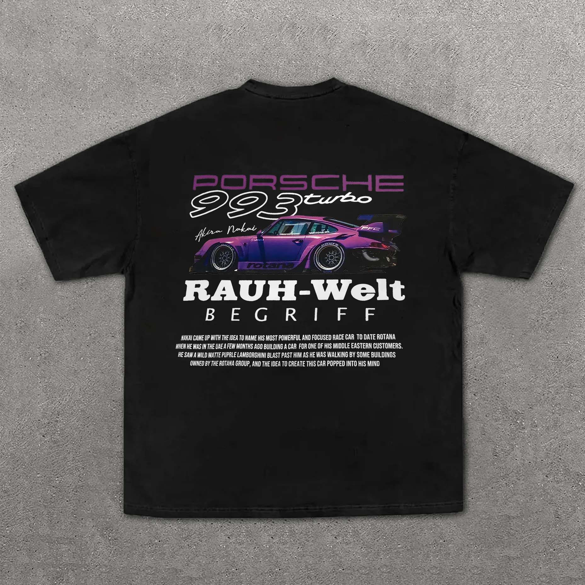 Porsche 993 Turbo Printed Unisex T-Shirt