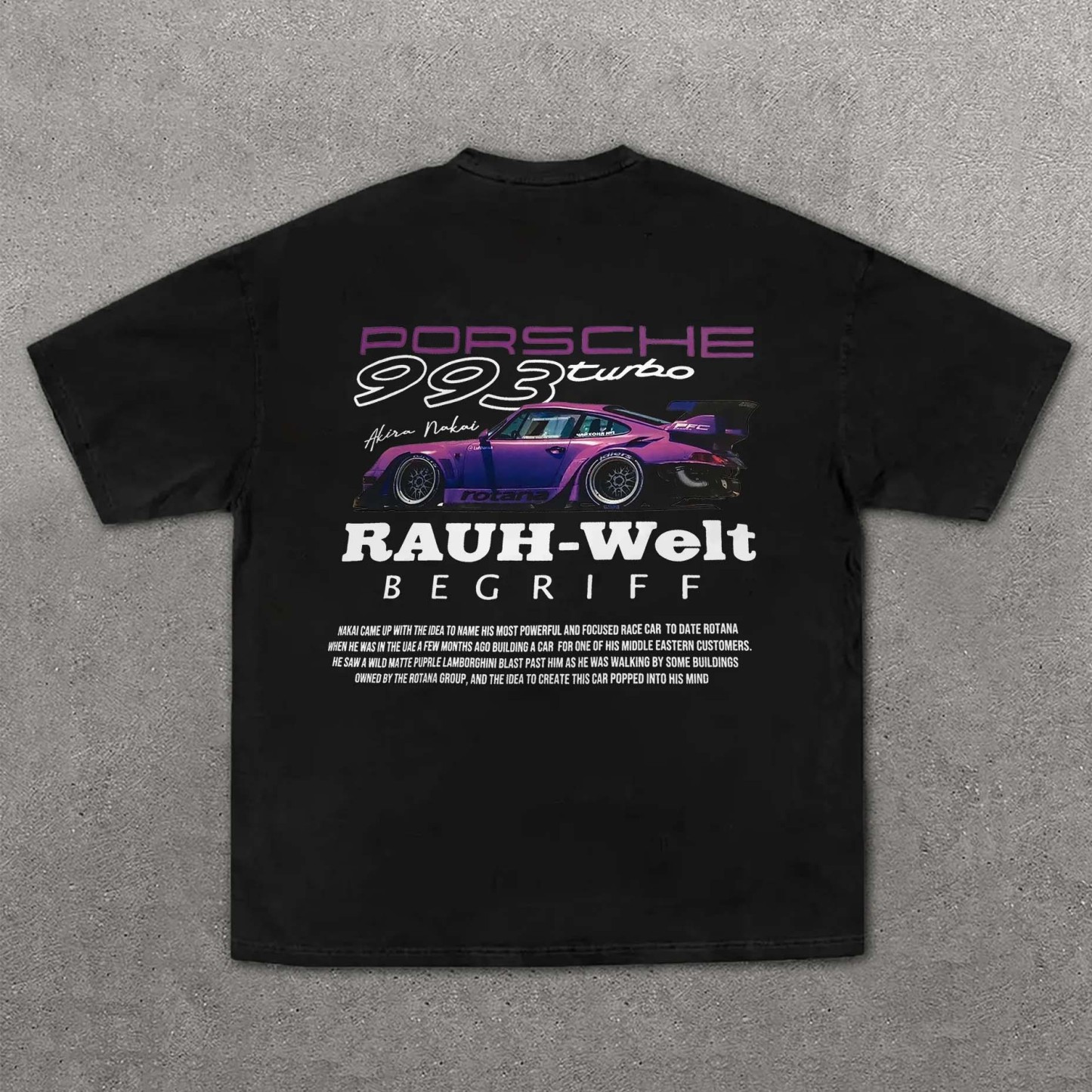 Porsche 993 Turbo Printed Unisex T-Shirt