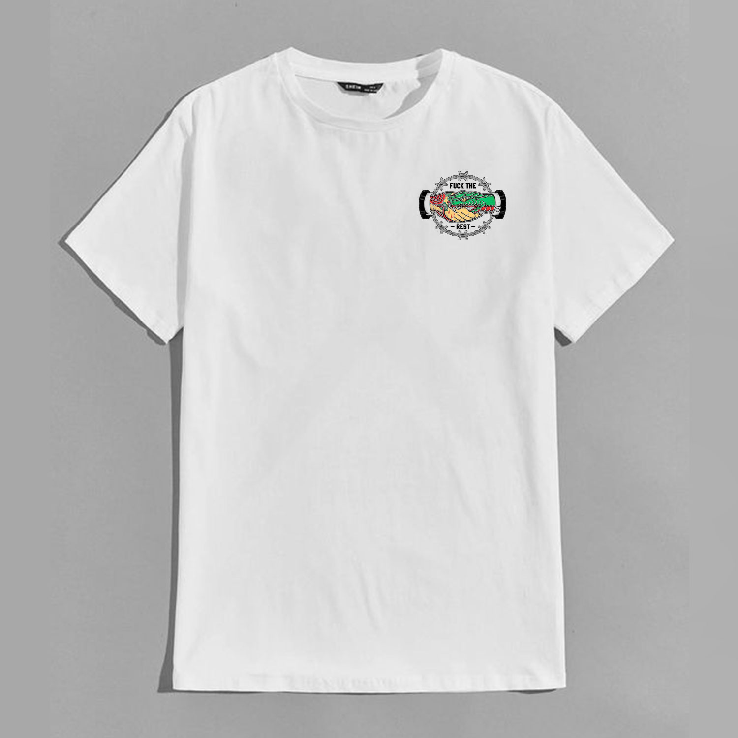 SUPPORT THOSE THAT SUPPORT YOU Snake Graphic Print T-shirt