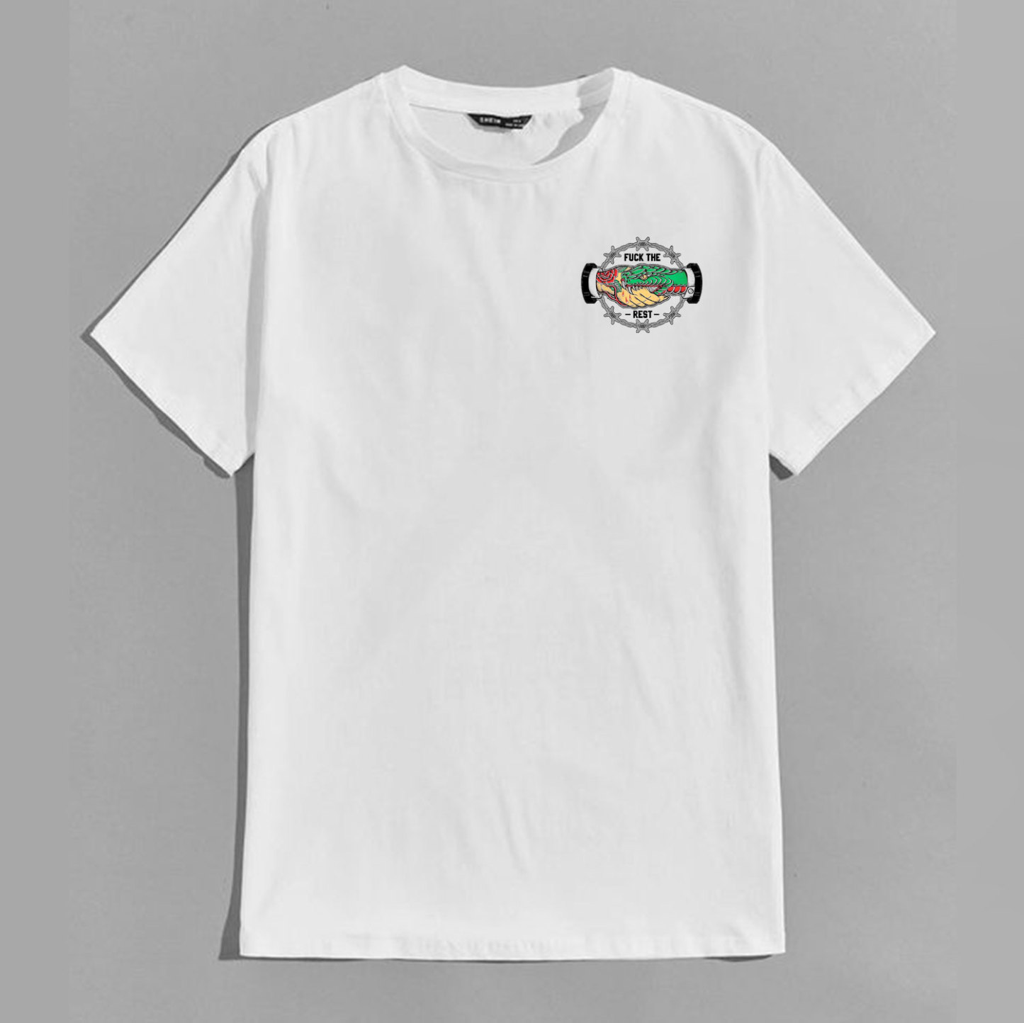 SUPPORT THOSE THAT SUPPORT YOU Snake Graphic Print T-shirt