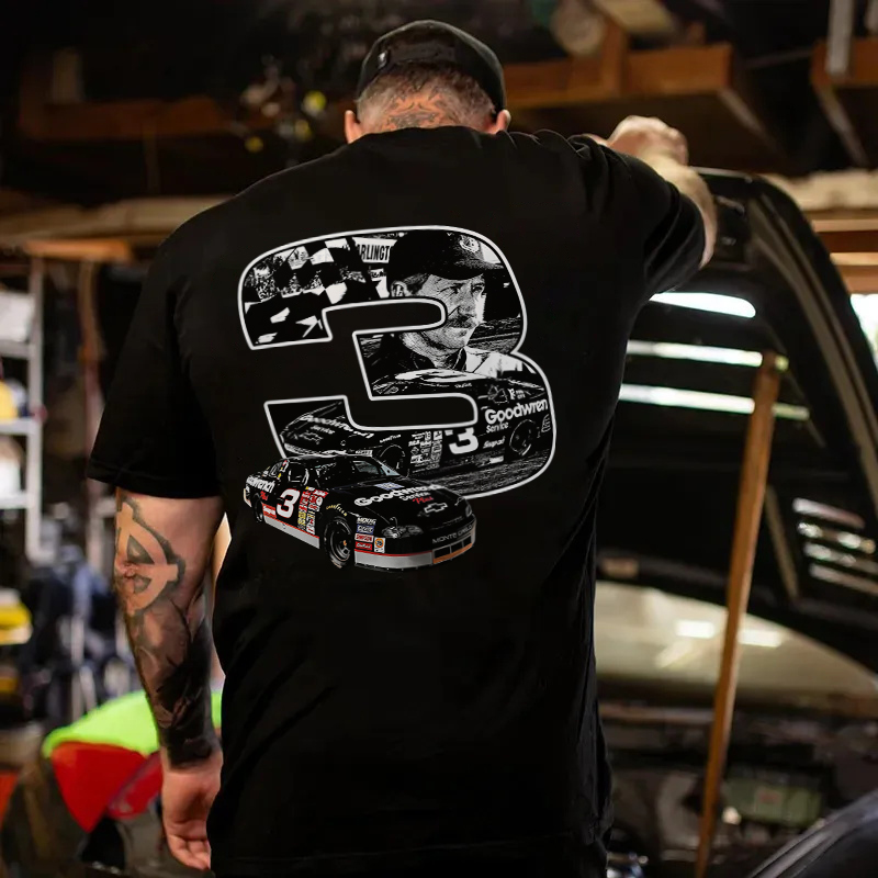 Vintage Car Printed Men's T-shirt