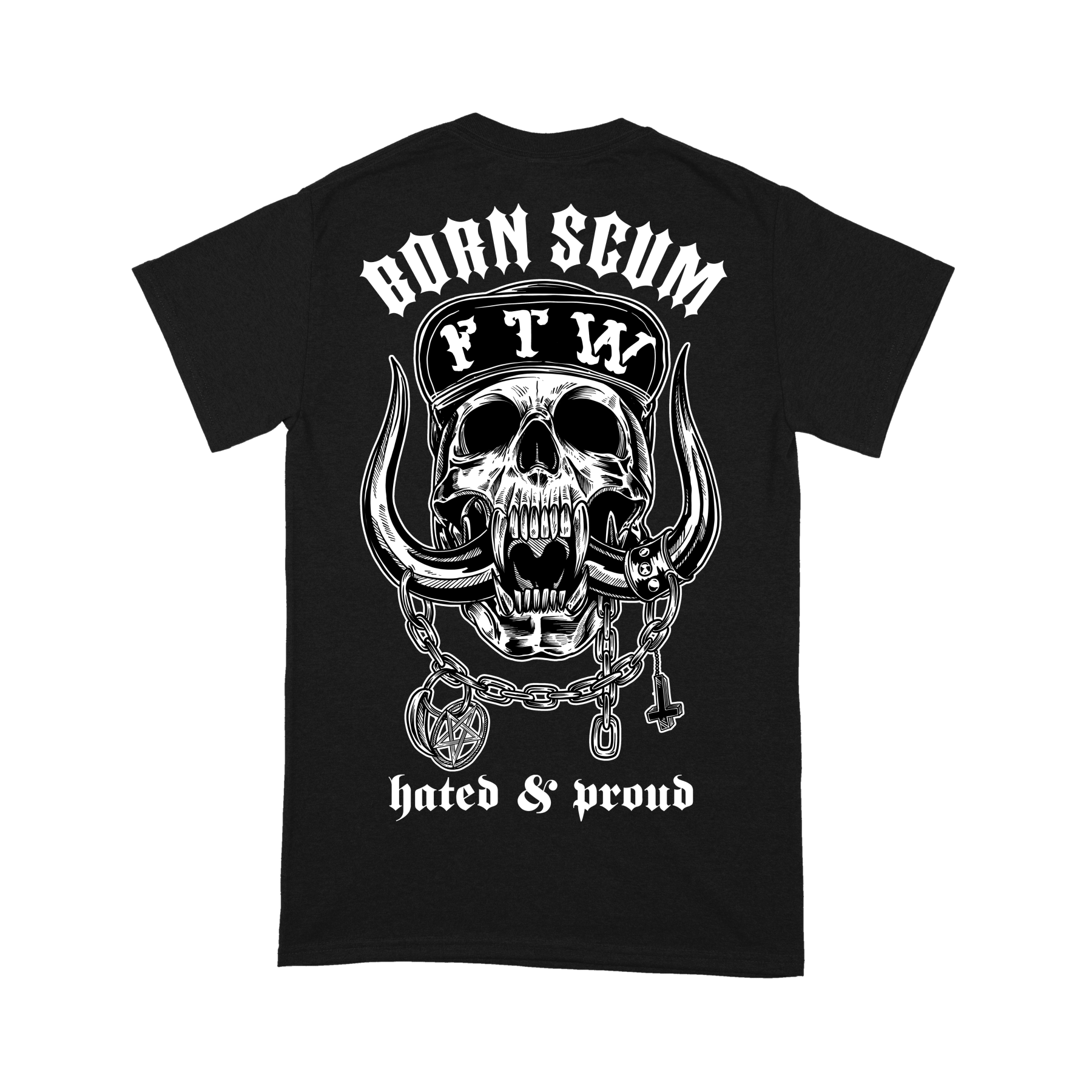 HATED & PROUD T-SHIRT - Born Scum Clothing Co
