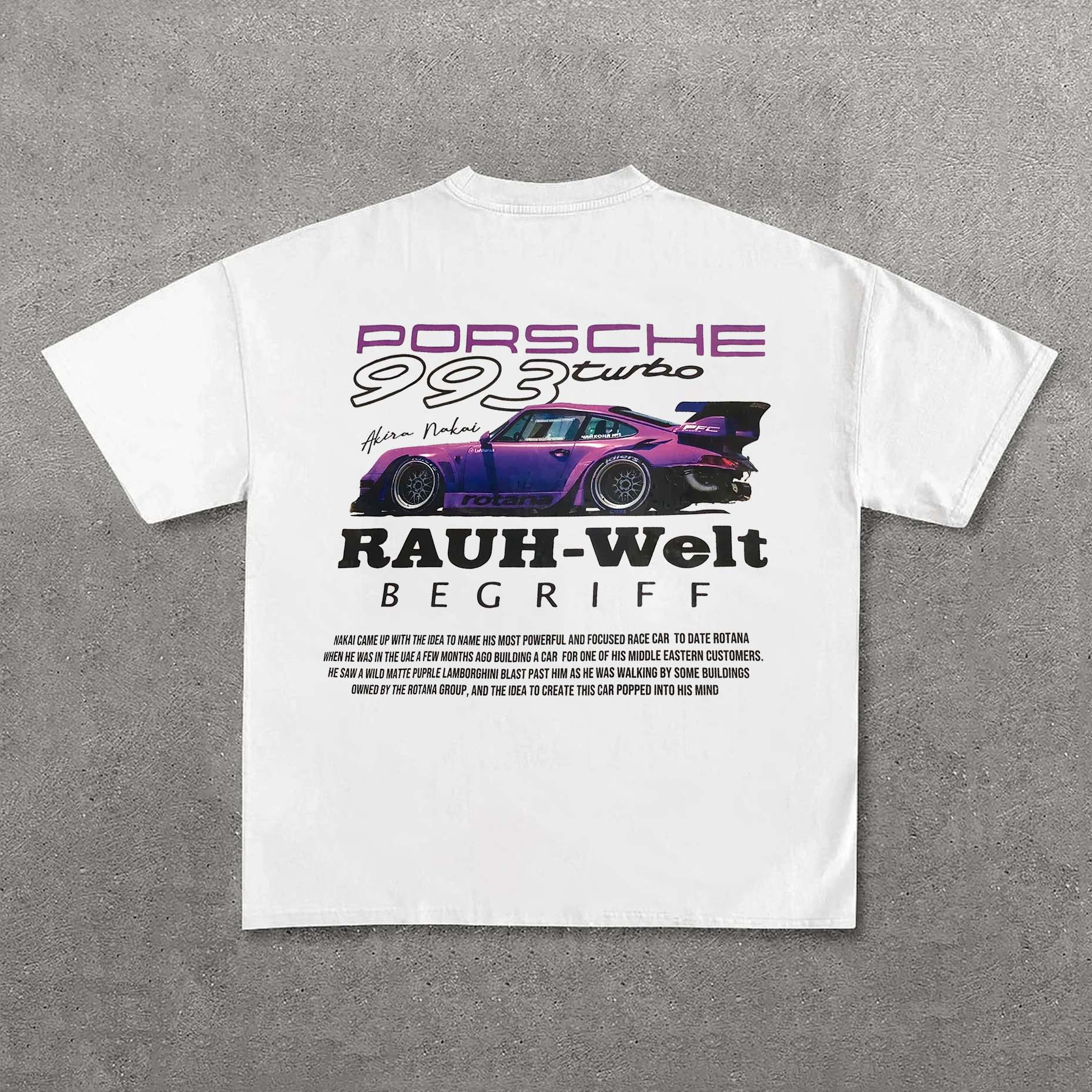 Porsche 993 Turbo Printed Unisex T-Shirt