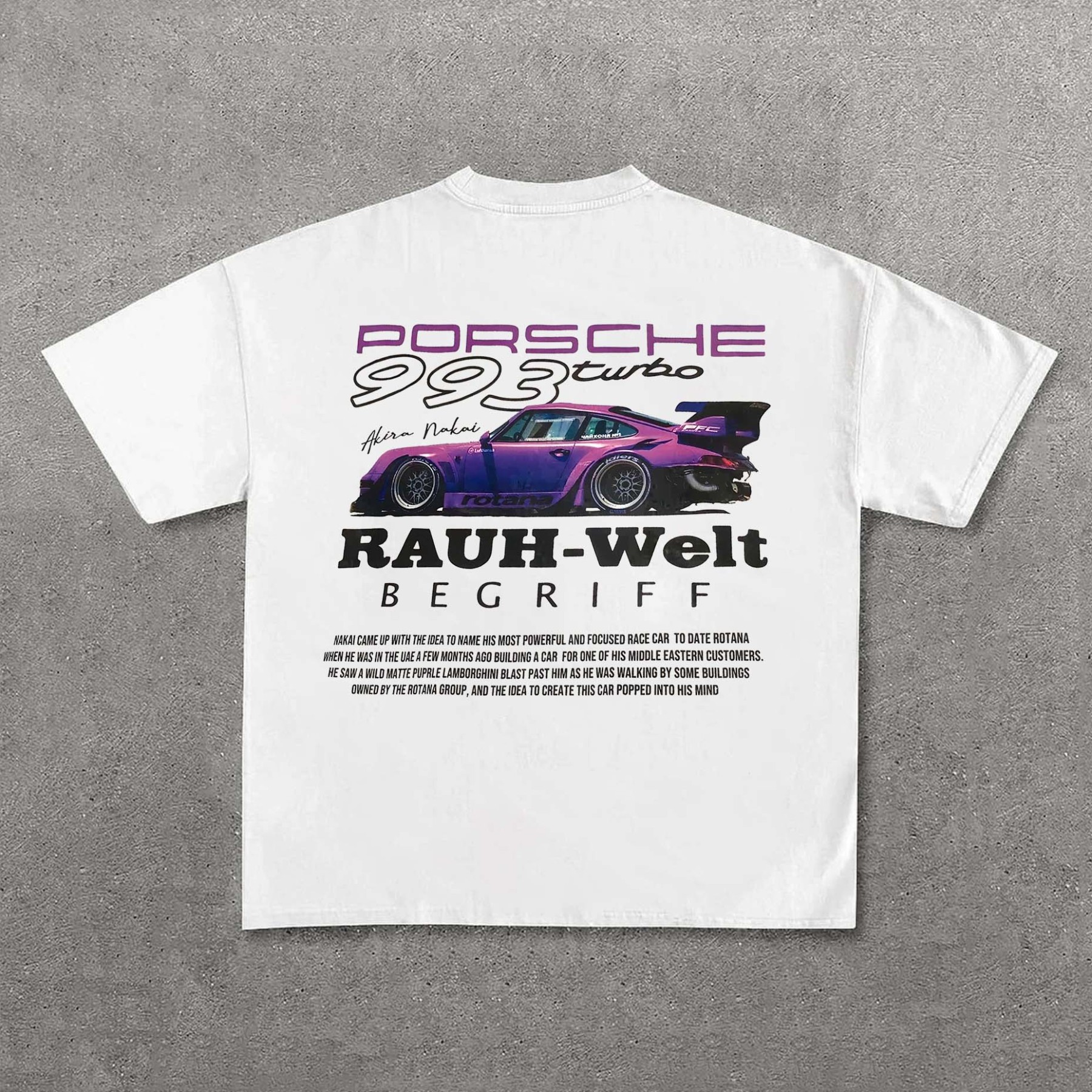 Porsche 993 Turbo Printed Unisex T-Shirt