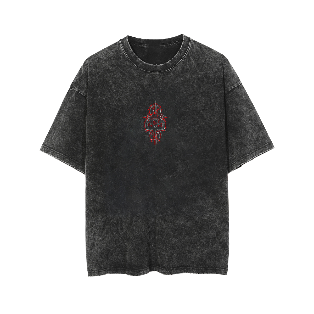 Phantom Pinstripe Classic Car Print Men's Washed T-shirt