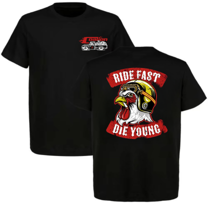 Ride Fast Die Young Printed Men's T-shirt