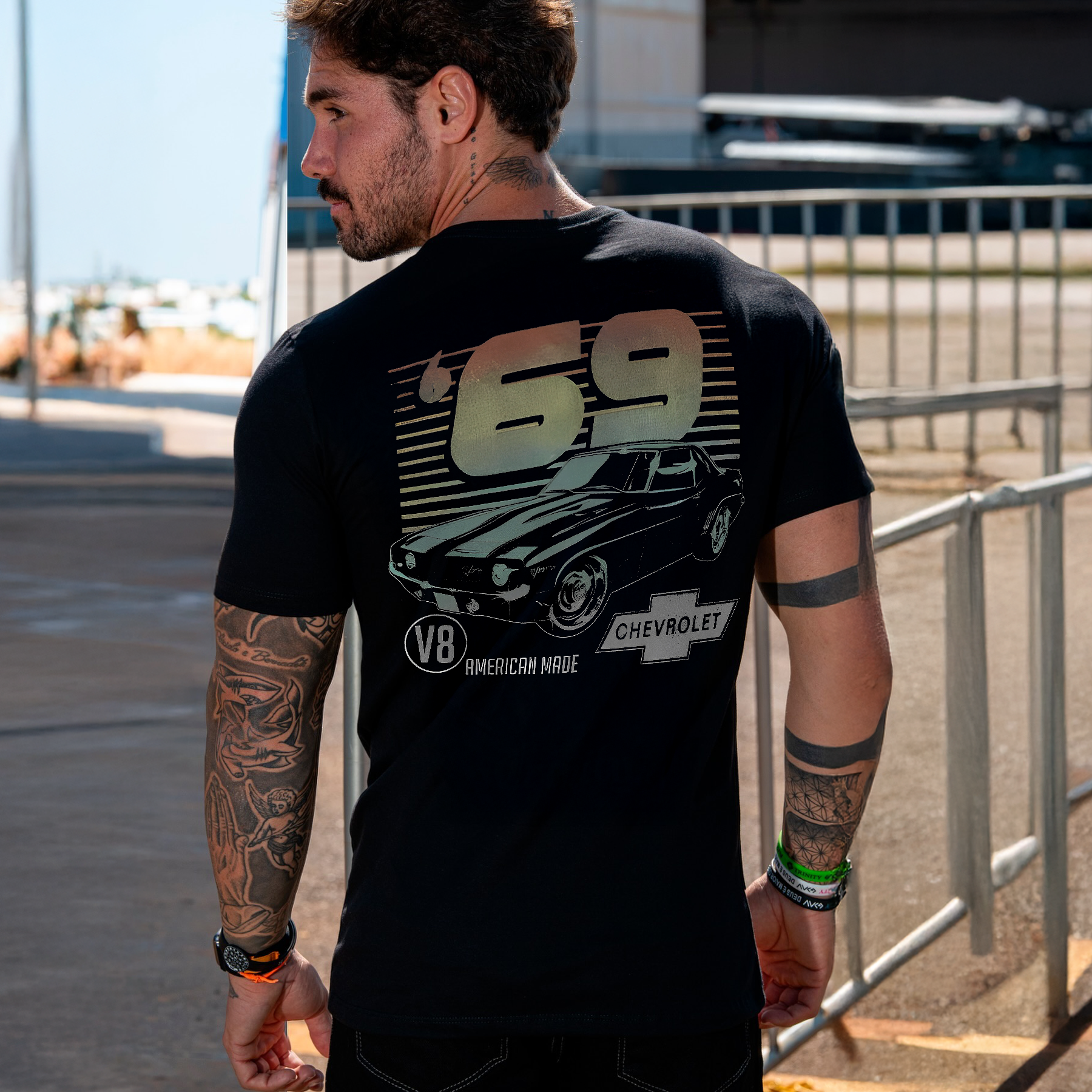 V8 American Made Chevrolet Printed Men's T-shirt