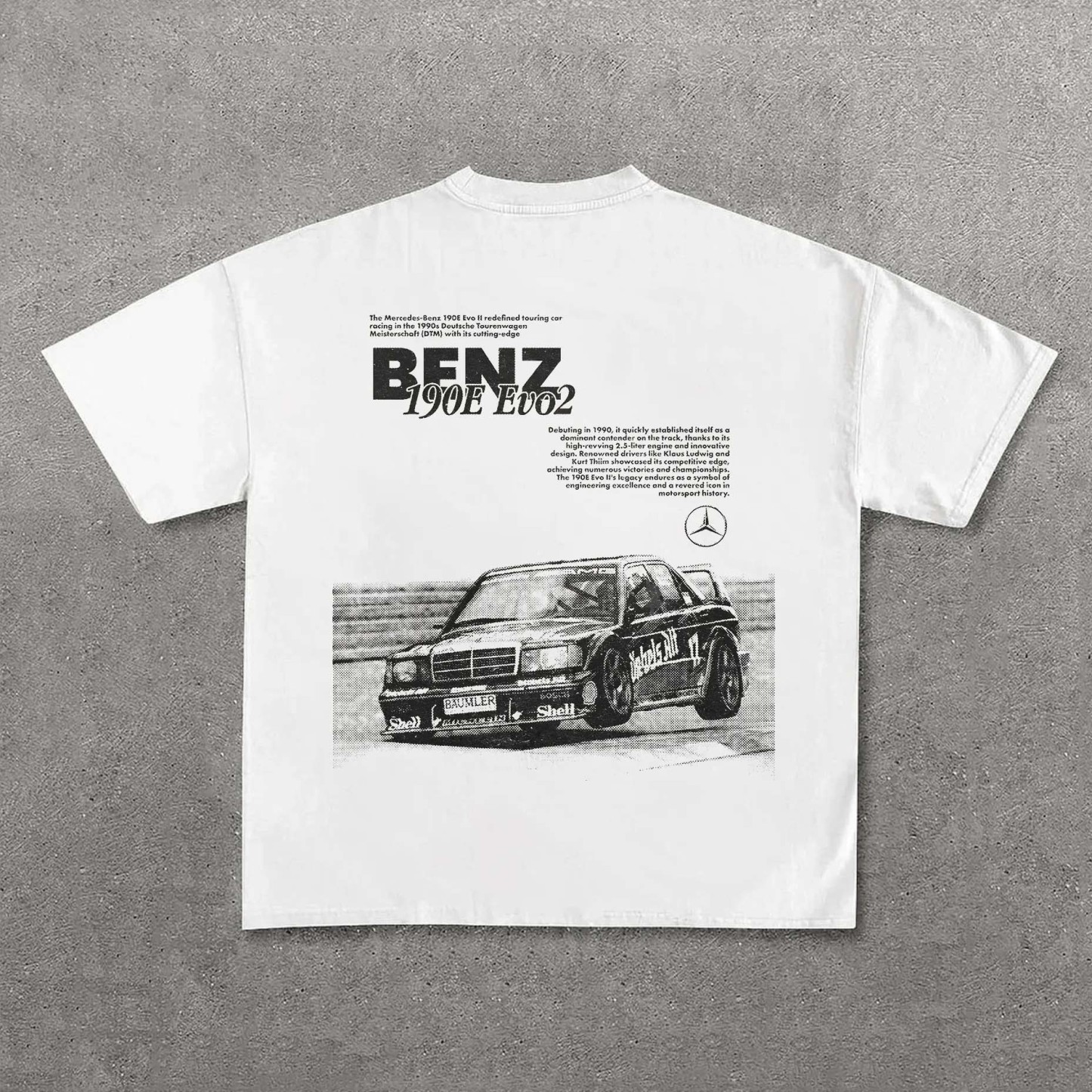 Benz 190E Evo2 Printed Unisex T-Shirts