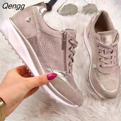 SHOEVIOLET™New style fashion flat shoes zipper lace up comfortable women's casual shoes