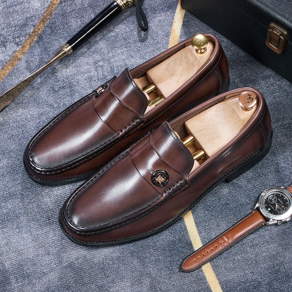 Men's Classic Full-Grain Leather Loafers