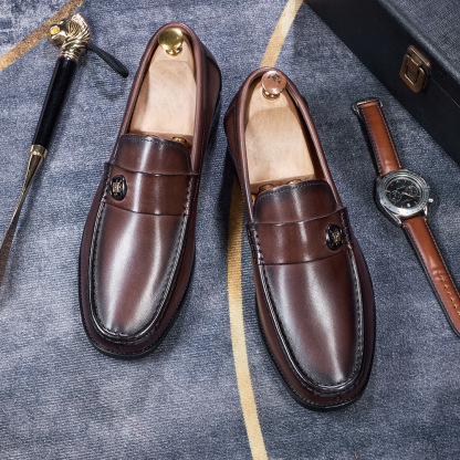 Men's Classic Full-Grain Leather Loafers