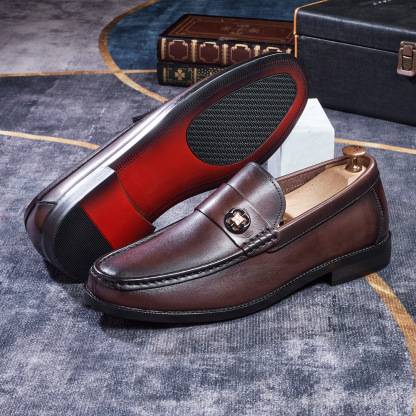 Men's Classic Full-Grain Leather Loafers