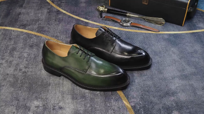 Business formal shoes trend British gentleman shoes derby shoes