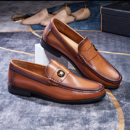 Men's Classic Full-Grain Leather Loafers