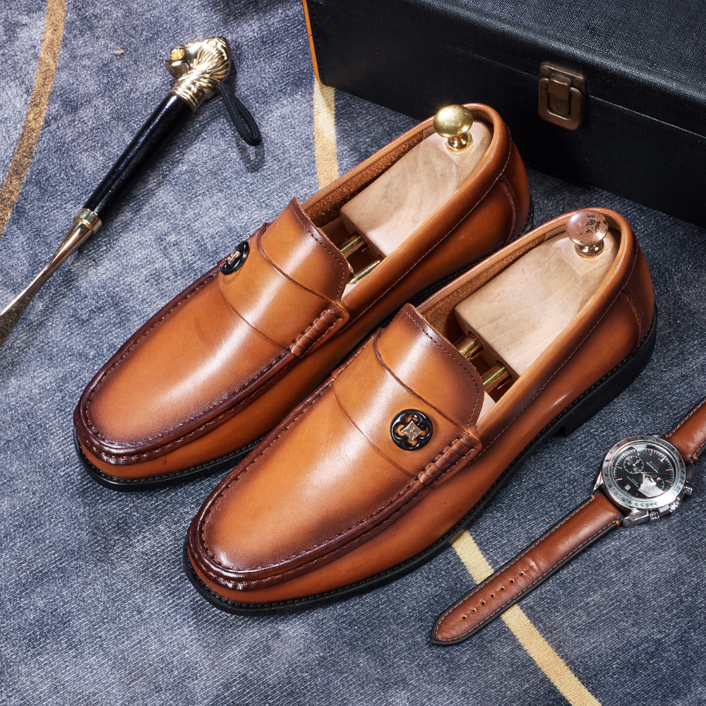Men's Classic Full-Grain Leather Loafers
