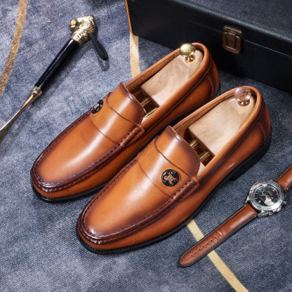Men's Classic Full-Grain Leather Loafers