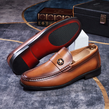 Men's Classic Full-Grain Leather Loafers