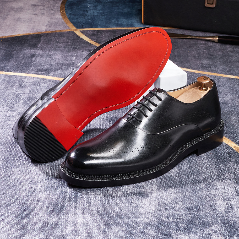 Men's Brogue-Style Oxford Shoes