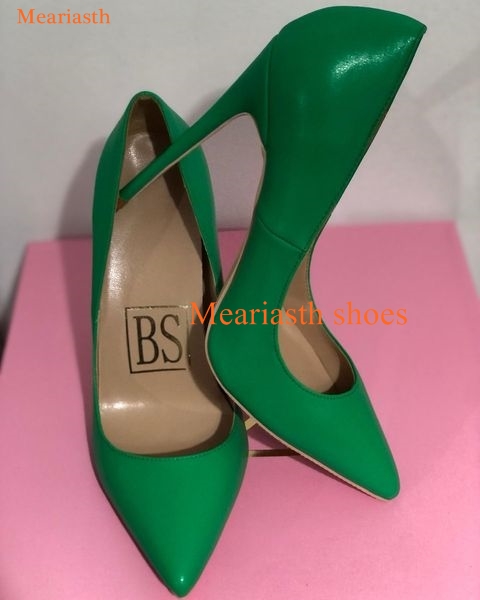 Qengg Colors Women Pumps 2023 New Pointed Toe Fashion High Heel Shoes 