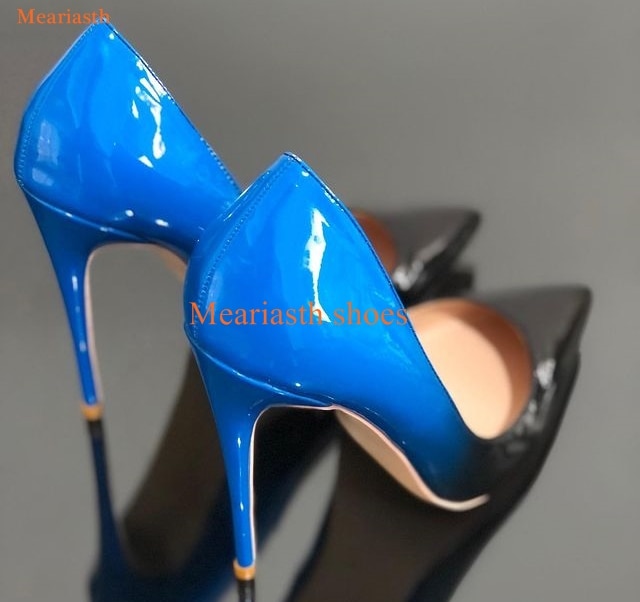 SHOEVIOLET™Shoeviolet Colors Women Pumps 2023 New Pointed Toe Fashion High Heel Shoes Ladies Stiletto Party Evening Dress Shoes 8cm 12cm Plus 44 703-0
