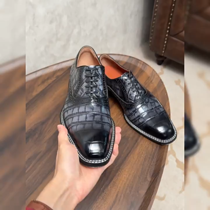 2026 New Men's Genuine Leather Business Casual Oxford Shoes