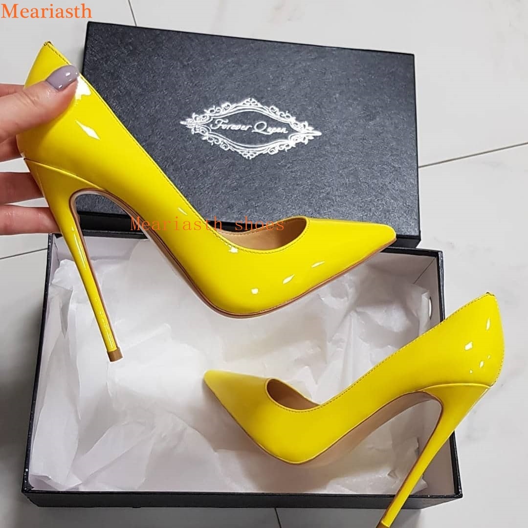 Qengg 2023 Sexy Women Pumps Spring/Autumn High heels Pointed Toe orang