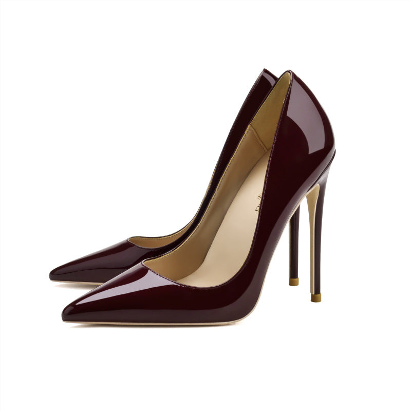 WOMEN red wine HEELS PUMPS SHOES