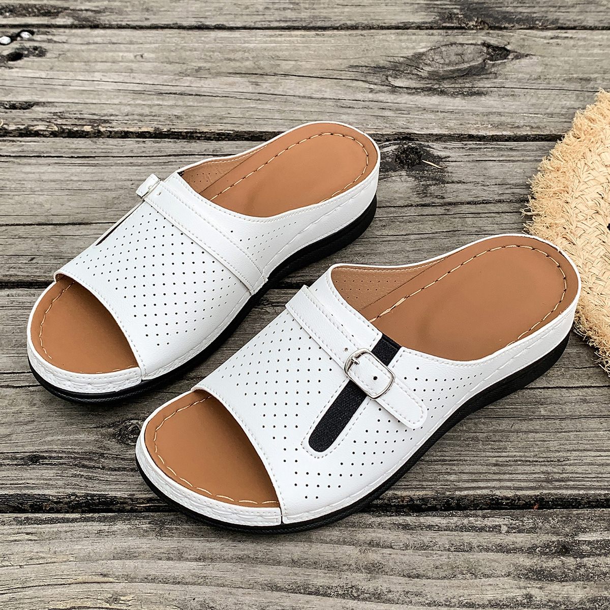 New Fashion Wedge Heel Herringbone Women's Sandals