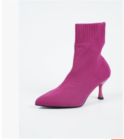 SHOEVIOLET™New summer women's high heel open toe mesh breathable sandals