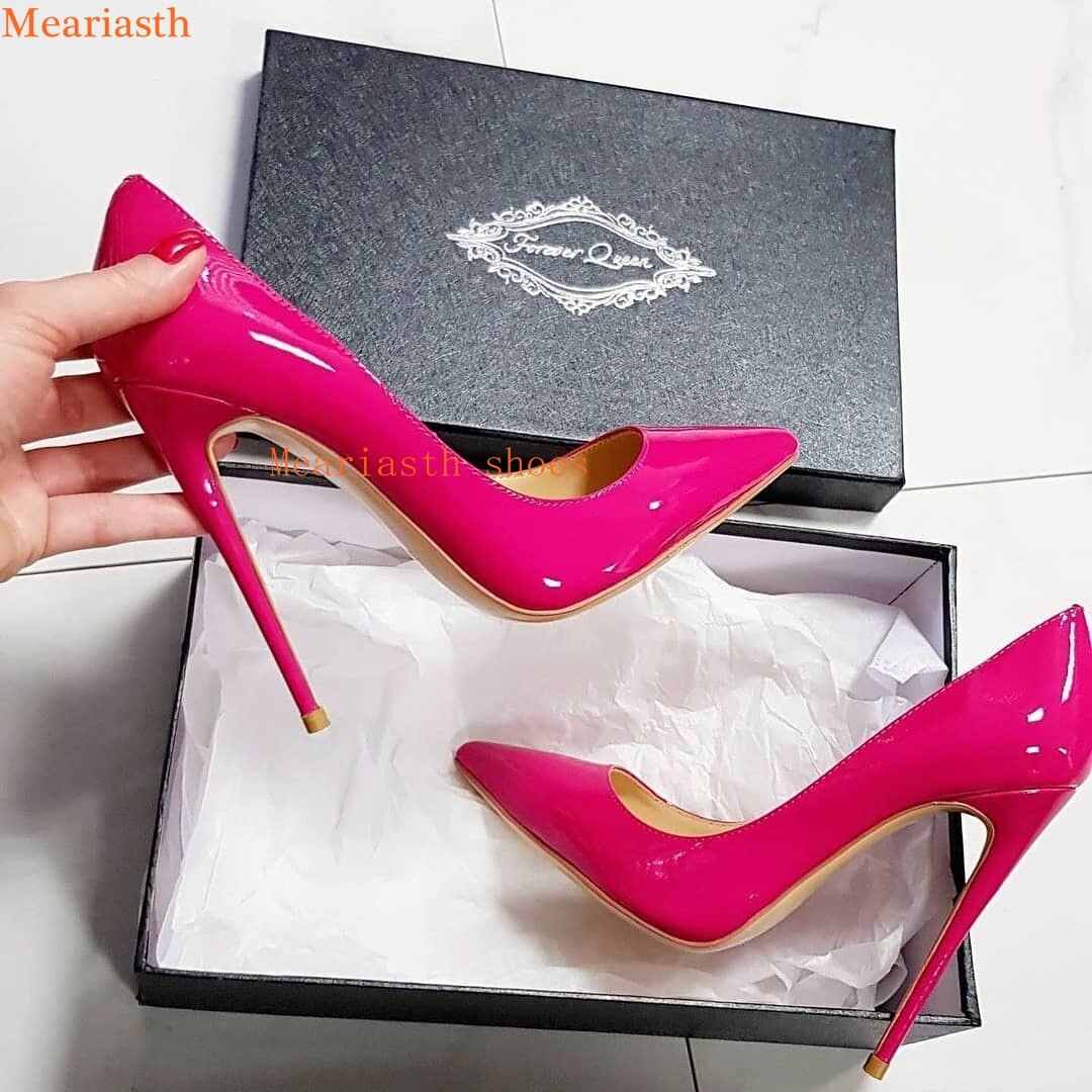 Qengg 2023 Sexy Women Pumps Spring/Autumn High heels Pointed Toe orang