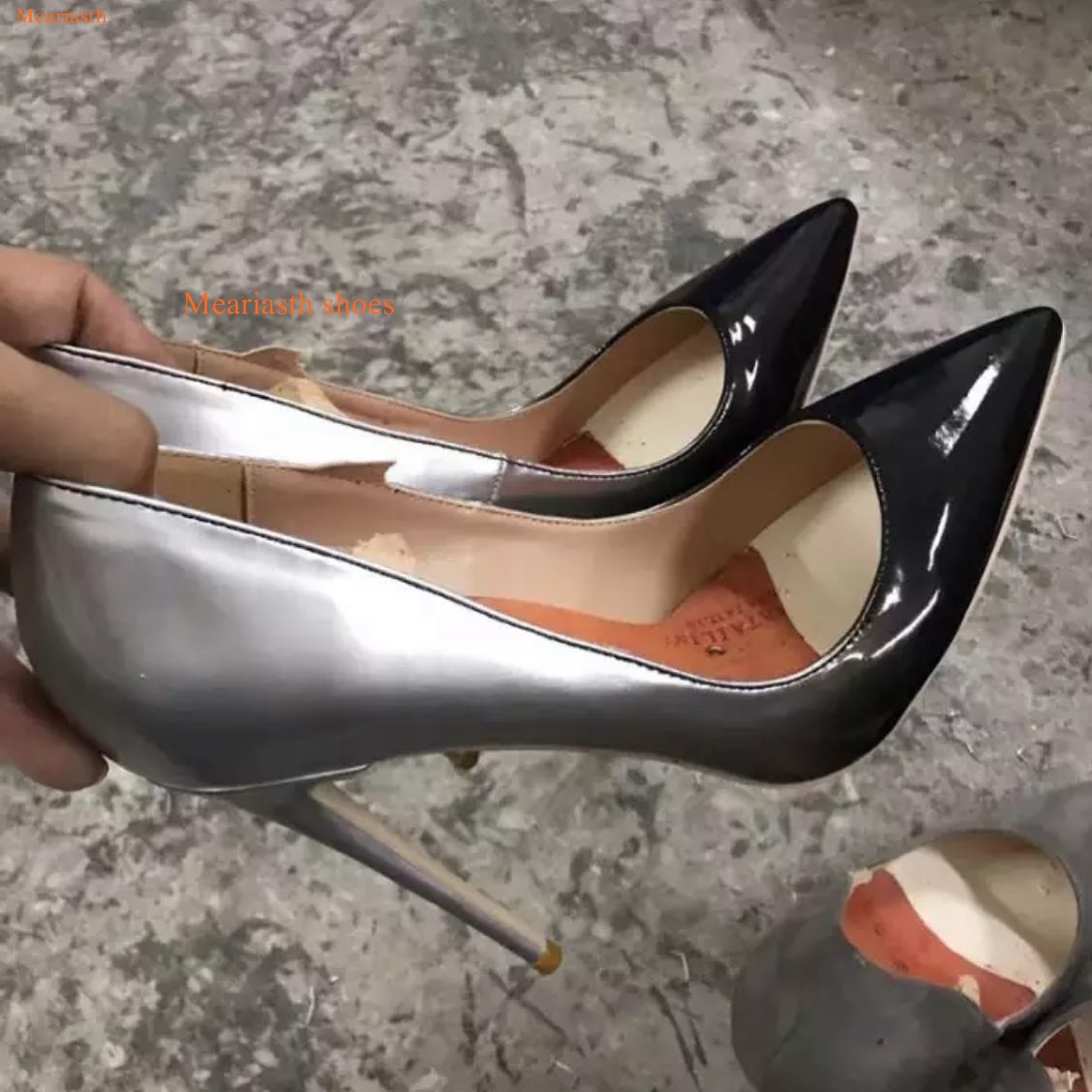 Qengg Colors Women Pumps 2023 New Pointed Toe Fashion High Heel Shoes 