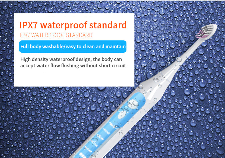 NBGRLVS Electric Toothbrushes Sonic Rechargeable Tooth Brush with 3 Brush Heads-NBGRLVS