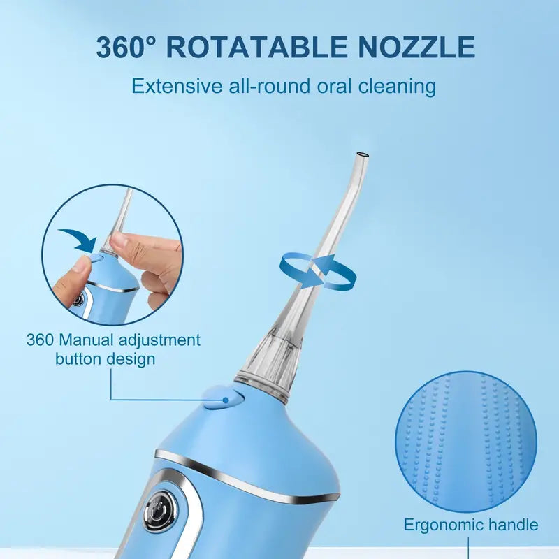 7 Modes Cordless Rechargeable Water Dental Flosser Pick