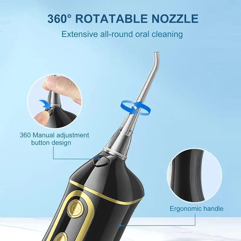 7 Modes Cordless Rechargeable Water Dental Flosser Pick