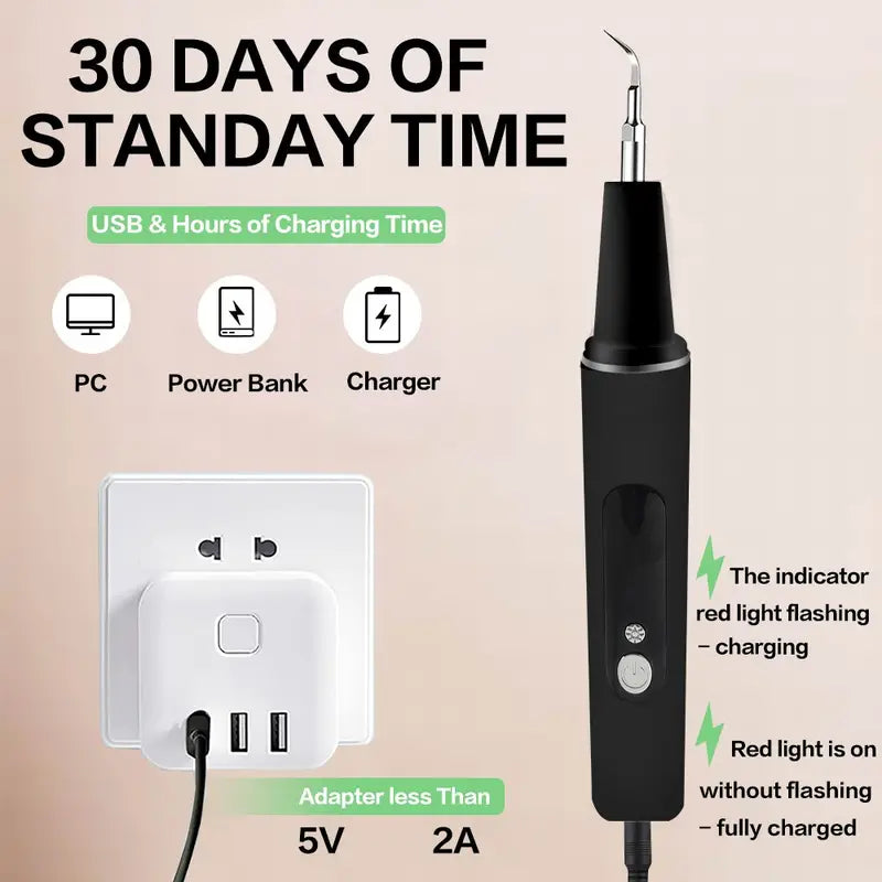 Dental Calculus Remover Teeth Cleaning Kit With LED Light-NBGRLVS