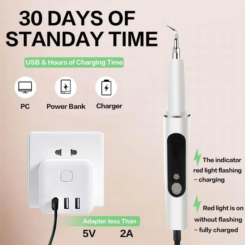 Dental Calculus Remover Teeth Cleaning Kit With LED Light-NBGRLVS